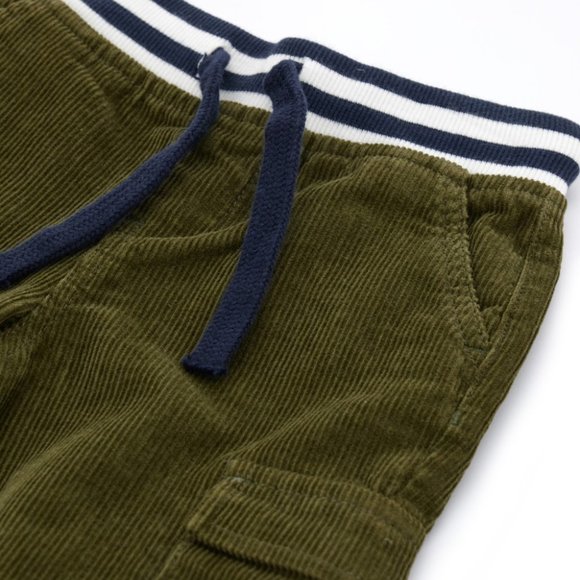 New-Original Marines-US Seller-VELVET TODDLER SWEATPANTS WITH PATCH POCKETS - Picture 2 of 4